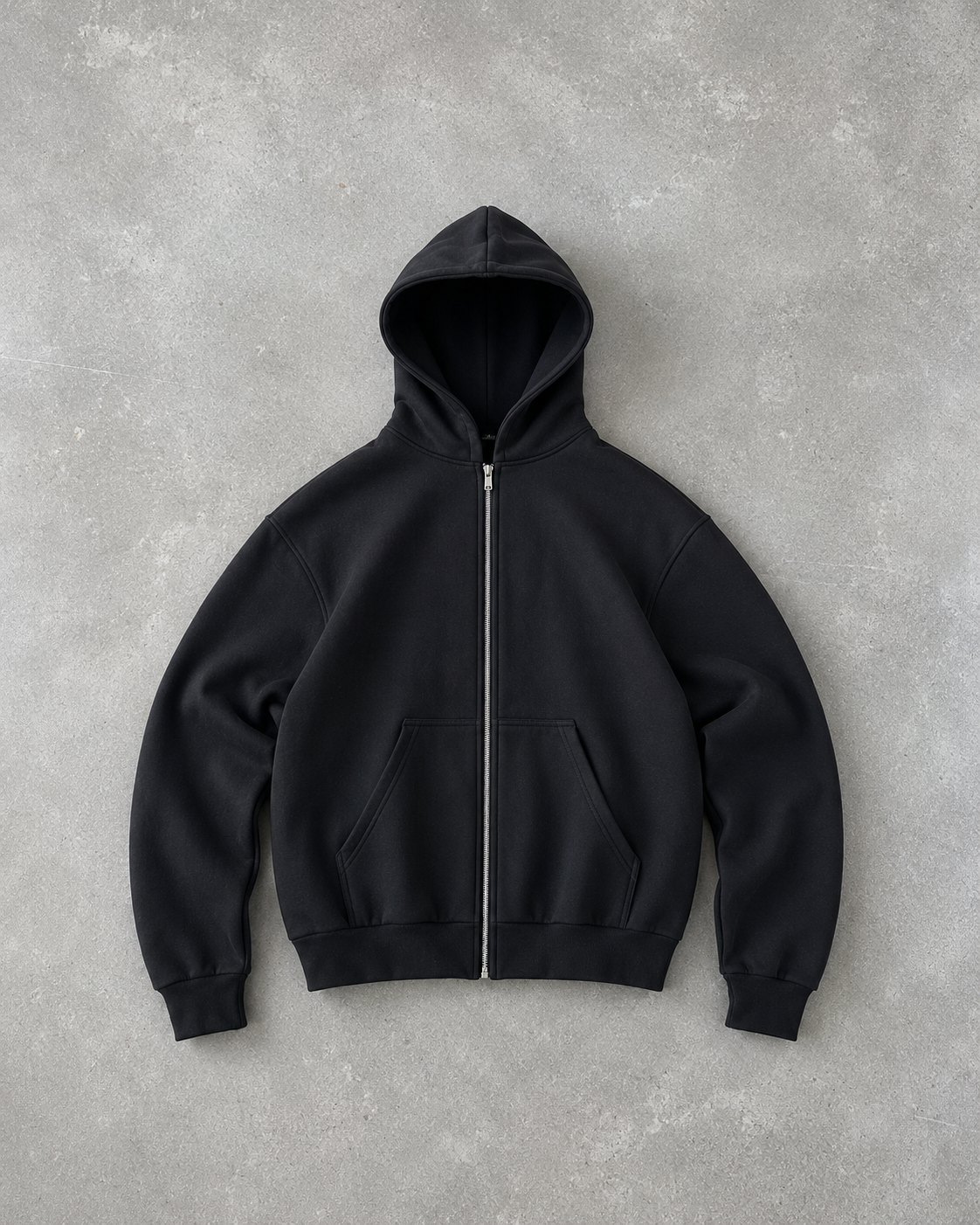 Zipper hoodie 450gms