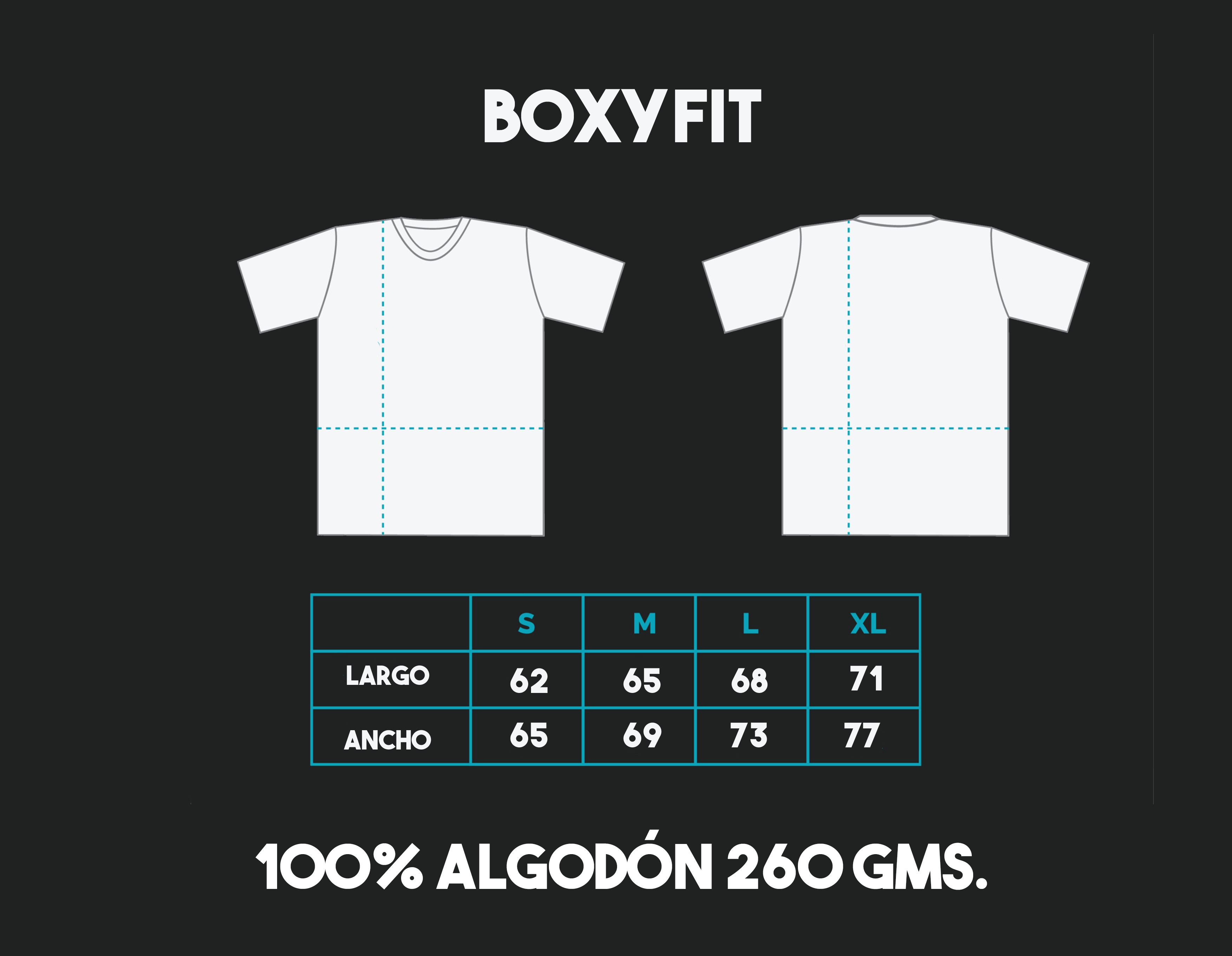 Blank Boxy fit 260gms