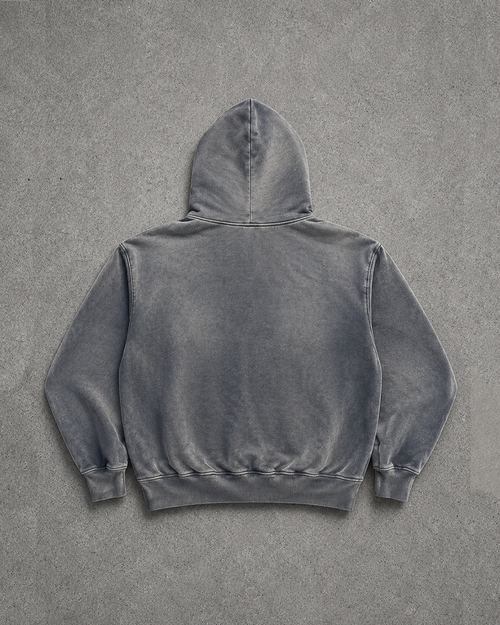 Hoodie boxyfit 450gms pigment gris
