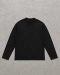 longsleeve semiover negra 260gms