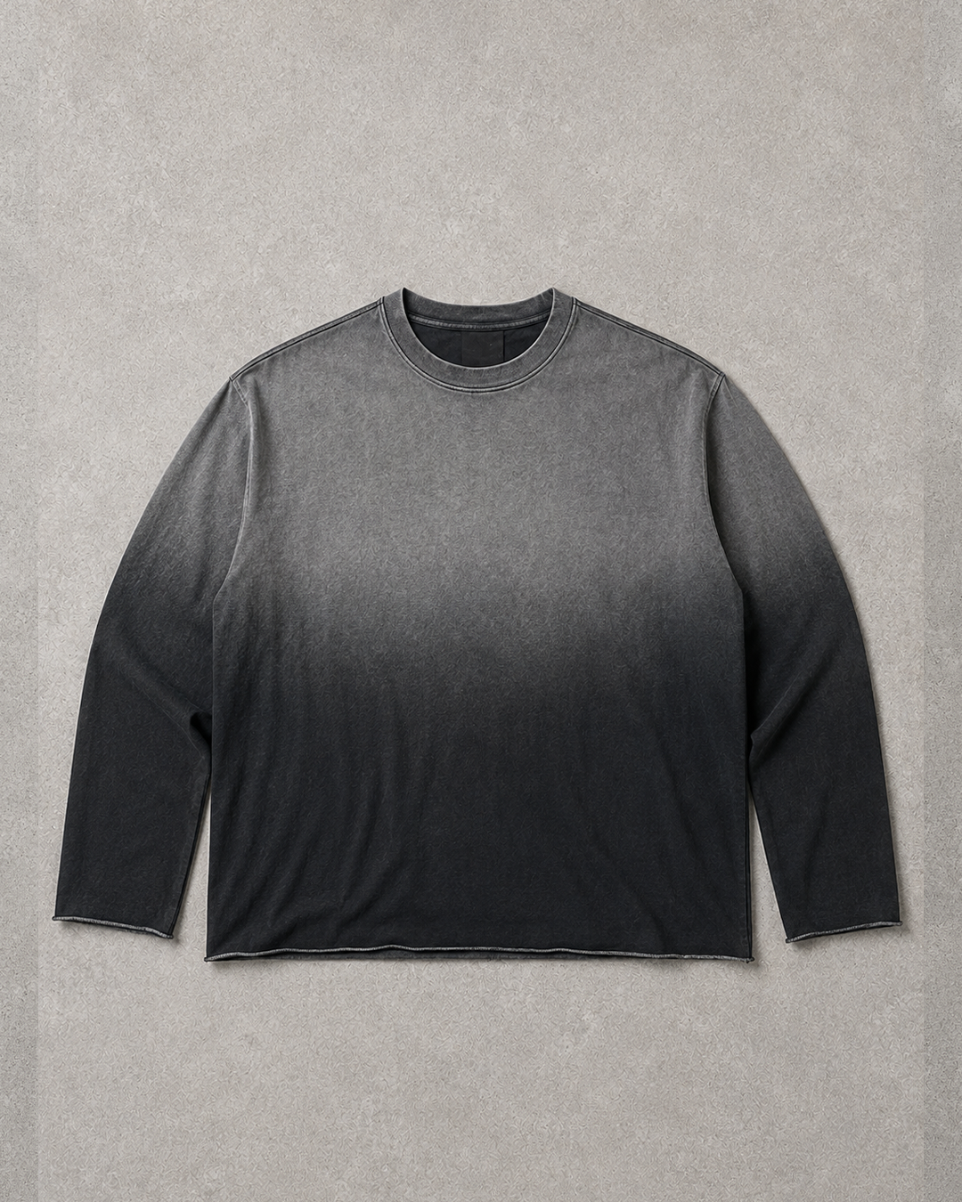 longsleeve sunfade negra 270gms semiover