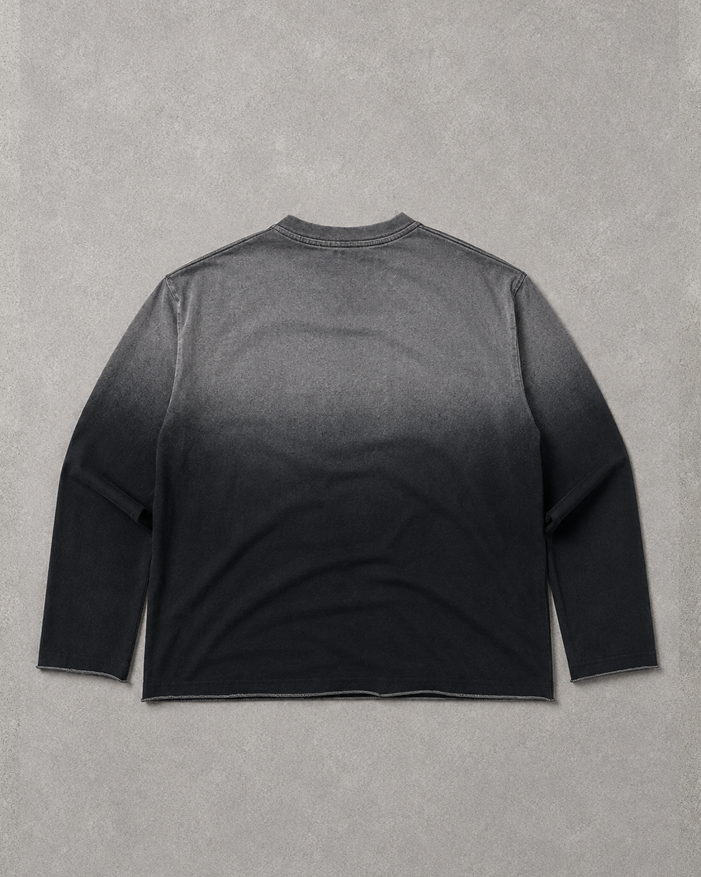 longsleeve sunfade negra 270gms semiover