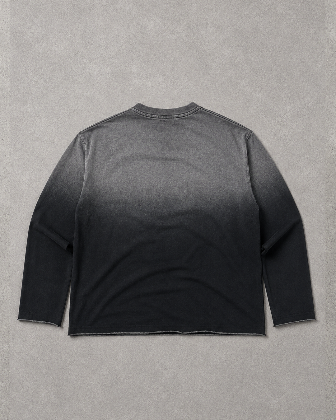 longsleeve sunfade negra 270gms semiover
