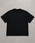 playera semiover negra 260gms